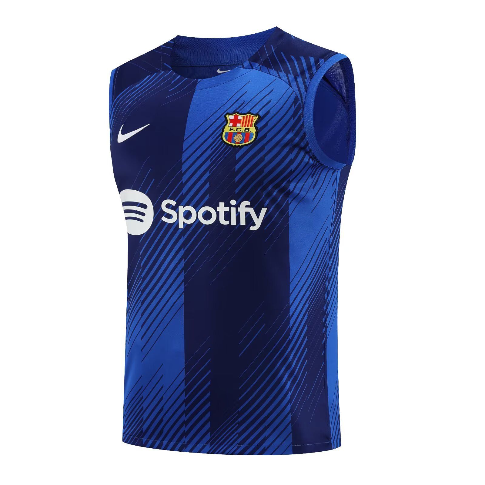 AAA Quality Barcelona 23/24 Dark Blue Vest Jeresey